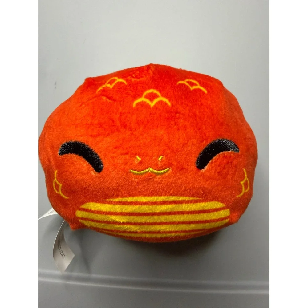TeeTurtle Plushiverse Reversible Dragon Plush‎ Orange Fire Mood Toy